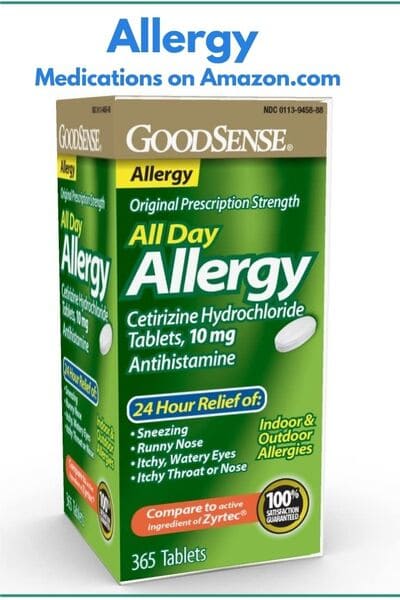 Allergy medications on Amazon.com