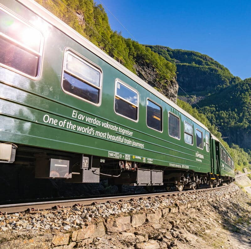 Flam railway in Norway