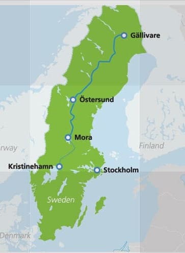Inlandsbanan Railway Sweden