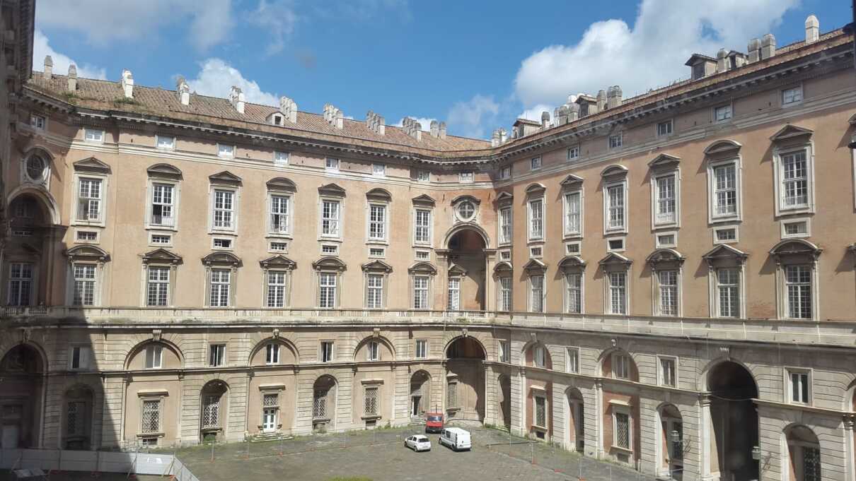 the Royal Palace of Caserta