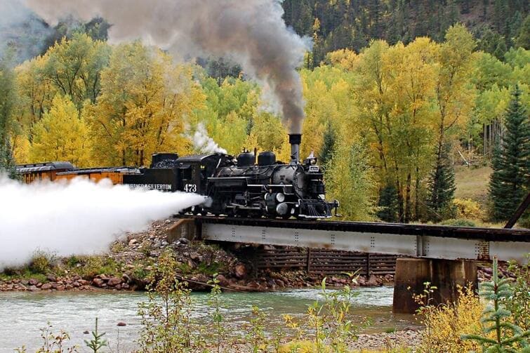 The Durango & Silverton Narrow Gauge Steam Train