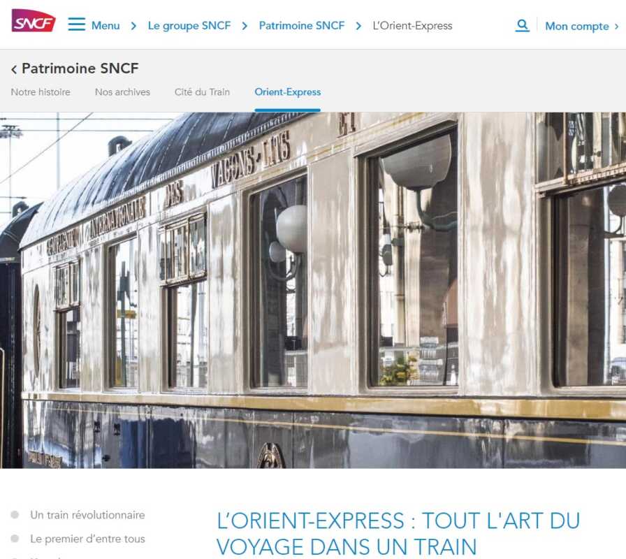 SNCF, Orient Express