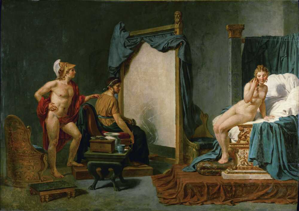 Jacques-Louis David.Apelles paints Campaspe in the presence of Alexander the Great Palais des Beaux-Arts de Lille
