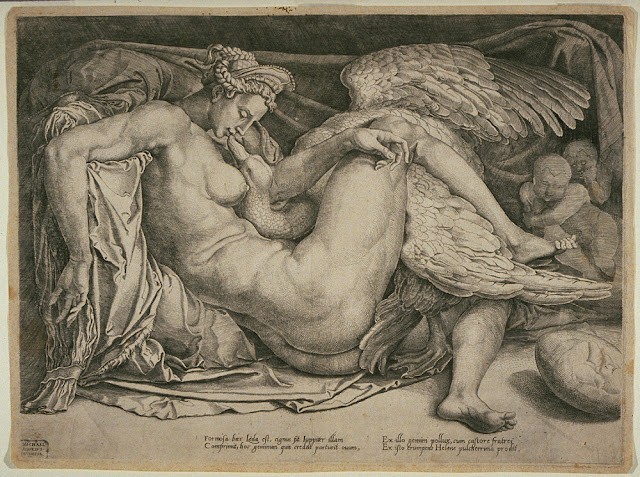 Leda and The Swan Painting History