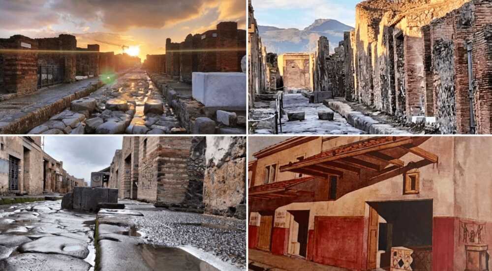 History of the streets of Pompeii