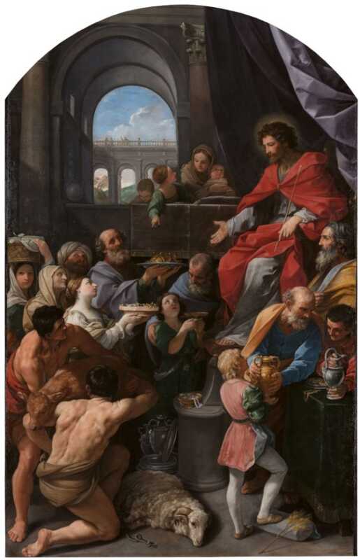 Job's TriumphGuido Reni Oil on canvas, 410 x 270 cm 1636 Paris, Notre-Dame cathedral