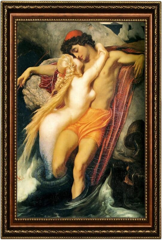 The Fisherman and The Syren by Frederic Leighton